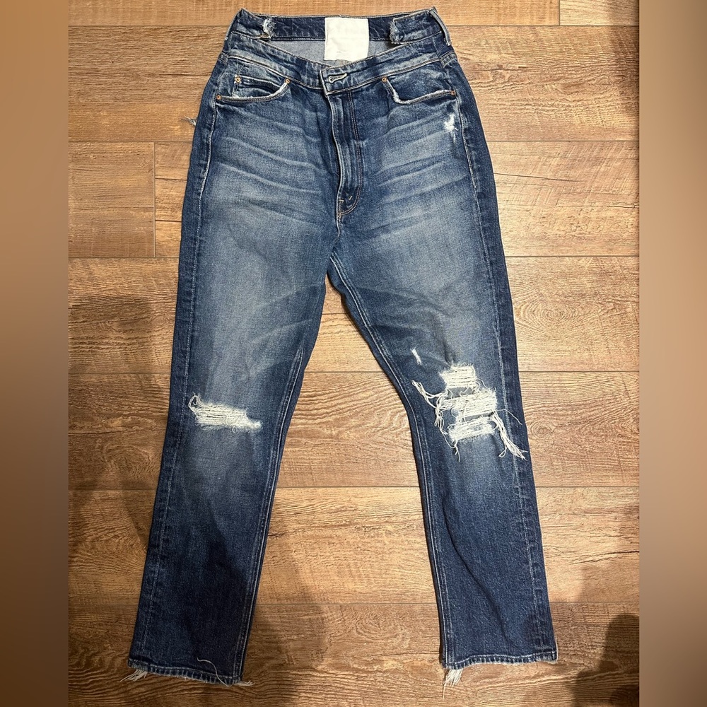 MOTHER denim superior dazzler shift, 30